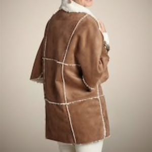 Chico's Suede Sherpa Logan Jacket